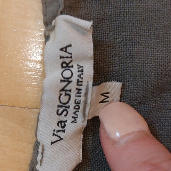 Via signoria 100% linen dress size M - Picture 3 of 4